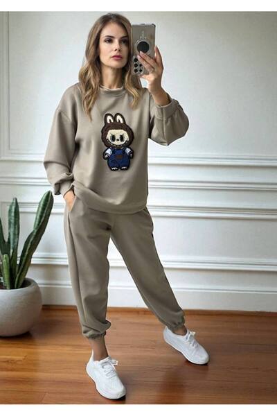 GLAMSI Relaxed fit viscose set with La Bubu-style print