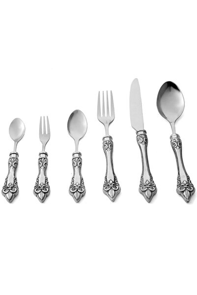 The Kings Pewter 96 Parça Kalay Çatal Bıçak Takımı