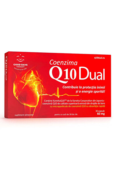 Good Days Therapy Coenzima Q10 Dual 60mg, 30 Capsule,