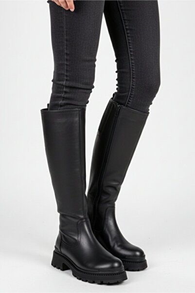 ALBİNİ 25100598K Γυναικείες δερμάτινες μπότες