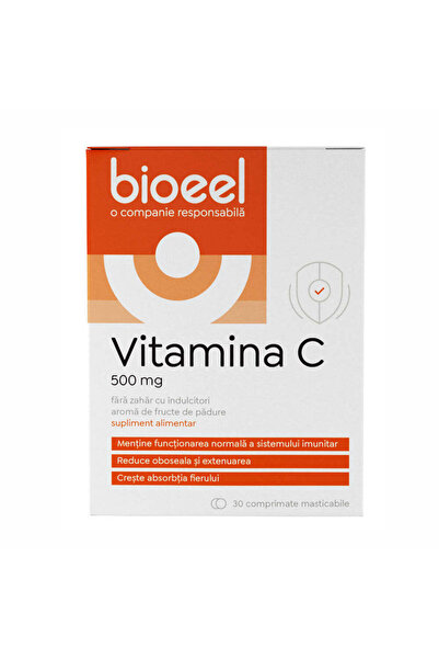 Bioeel Vitamina C 500mg, 30 Capsule Masticabile,