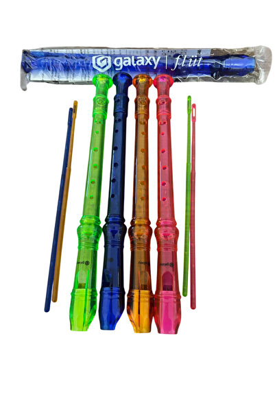 Galaxy Şeffaf Flüt Temizleme Çubuklu