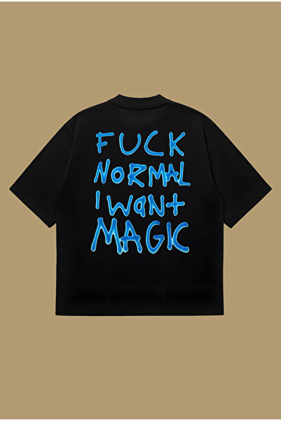 PURE POWER Θέλω μπλουζάκι Magic Boxy Fit oversized Unisex – με τύπωμα Tshirt |   Streetwear