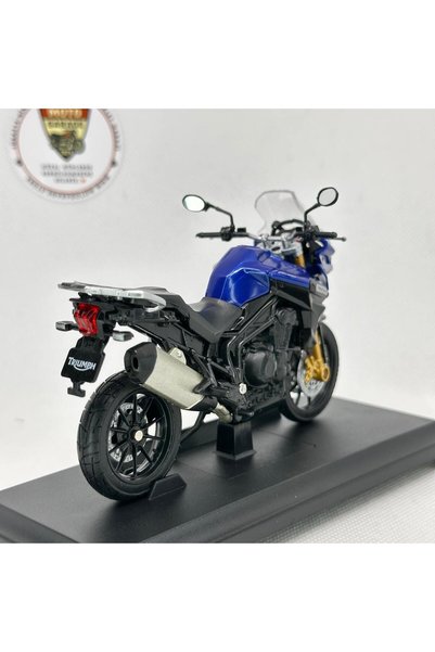 MotoGarage Triumph Explorer 1:18 Scale Diecast Motorcycle Model – Licensed Metal Replica Toy & Collectible