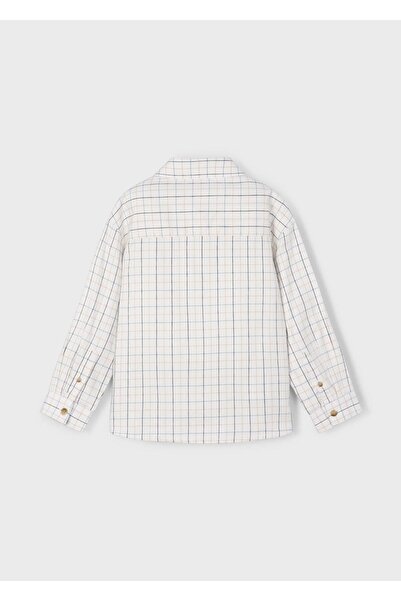 MAYORAL Boy's Shirt-Plaid Long Sleeve