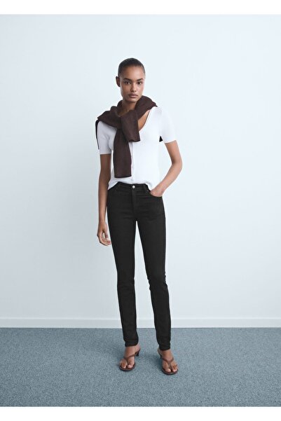 MANGO Woman Orta belli skinny jean pantolon