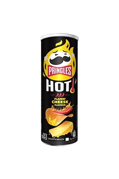 Pringles Chips Hot Flamin Cheese with Cheese and Chili Flavor, 160g
