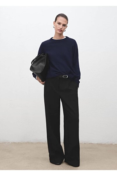 MANGO Woman Kemerli pantolon