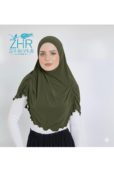 ZAHRANUR HİJAB Şal practic plisat cu benzi - Eşarfă - Hijab - Hijab pentru ru...