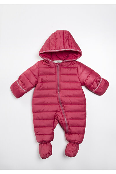 ZERA KIDS Yeni Sezon Kapüşonlu Kışlık Unisex Bebek Kozmonot-Astronot Tulum Mont