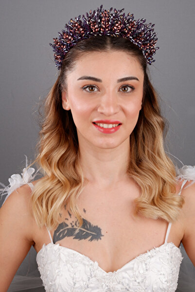 Hayalperest boncuk Coroana de mireasă cu design special Valentina, accesoriu ...