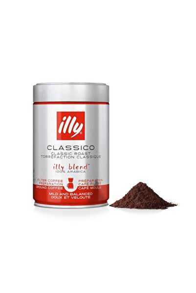 illy علب قهوة كلاسيكو المحمصة بالترشيح (١٢ × ٢٥٠ غرام)