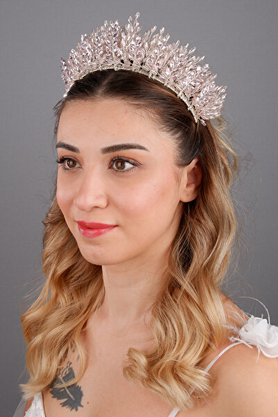 ESPEREST Lara Princess Design Tiara de mireasă Kına și accesoriu pentru păr p...