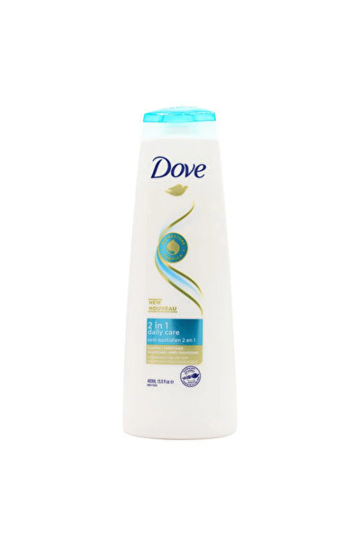 Dove 2 in 1 Daily Care Shampoo + Conditioner 400ml - Simplify Your Routine!