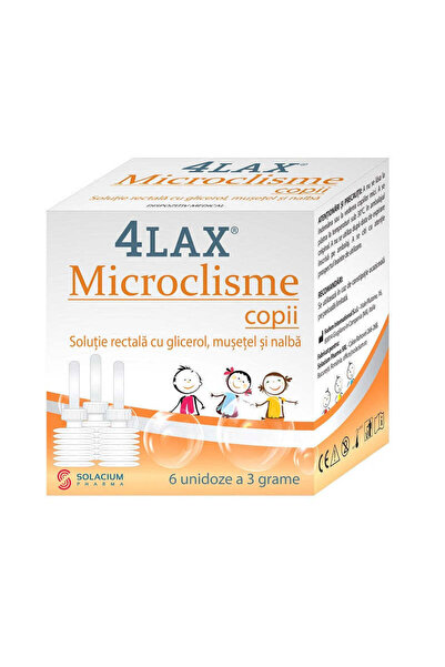 Other Microclisma 4Lax Microclisma Copii, 6Dz, Solacium Pharma