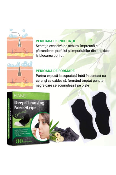 ELAIMEI Nasal mask for removing blackheads, Set of 20 cleansing and moisturizing patches