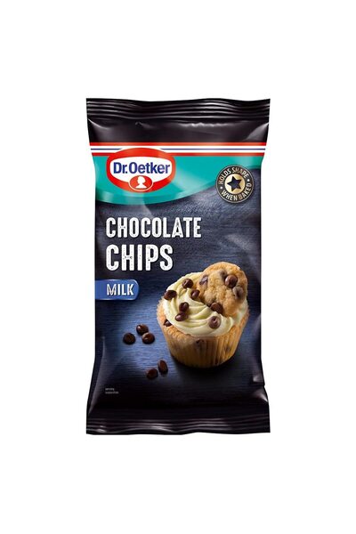 Dr. Oetker رقائق شوكولاتة الحليب الحقيقية 9 × 100 جرام