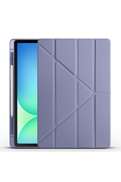 Ummeslem غطاء حماية للتابلت متوافق مع جهاز Galaxy Tab S10 FE Plus، قابل للطي ...
