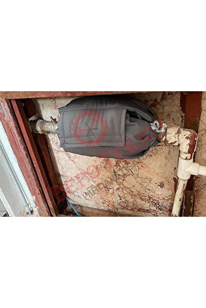 KL HOME 3'lü Set- Ev Su Saati ve Kartlı - Normal Su Sayac Kış Kar(DONA) Karşı Korur (KAUÇUK BORU +PVC BANT)