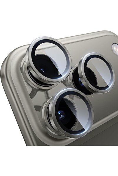 m.tk moveteck İphone 17 Pro & 17 Pro Max Uyumlu Kamera Koruma Lens Koruyucu Temperli Cam Uygulama Aparatlı