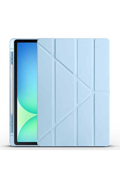 Ummeslem غطاء حماية للتابلت متوافق مع جهاز Galaxy Tab S10 FE Plus، قابل للطي ...