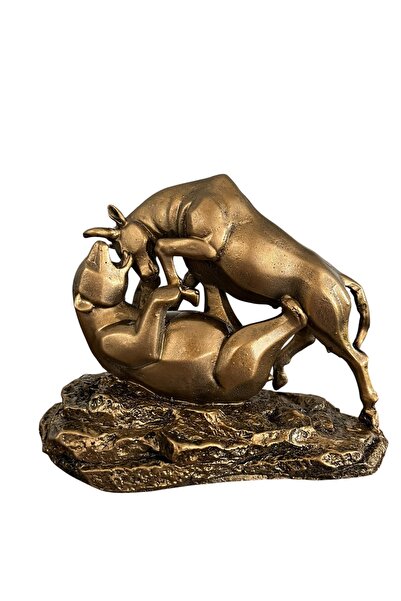 srs dizayn Boğa ve Ayı Mücadesi Temalı Borsa Simgesi Heykel, Borsacılar İçin ...