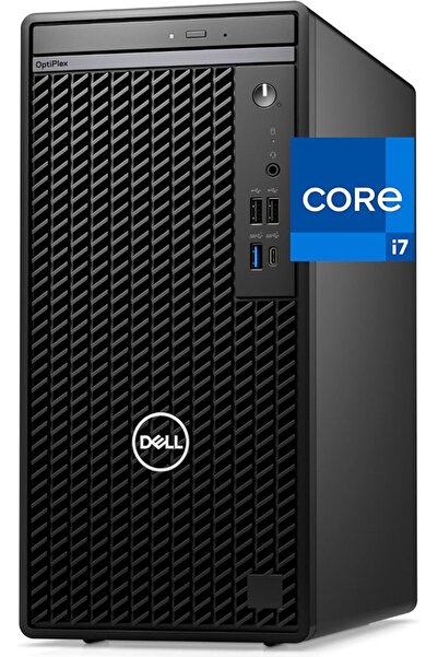Dell 7020 Optiplex Tower Computer, Intel Core i7-14700, 32GB RAM, 1TB NVMe SSD, DisplayPort, HDMI, U