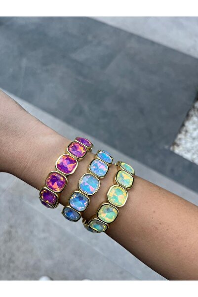 Pure Renkli Taşlı Bileklik