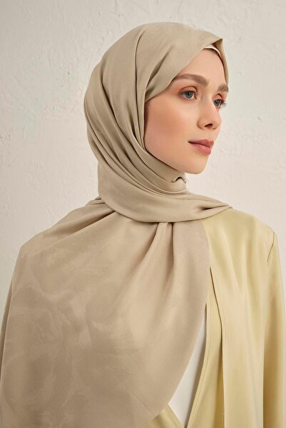 Armine Lyocell Viscon Shawl - Wave Pattern 1 - Dark Stone 17