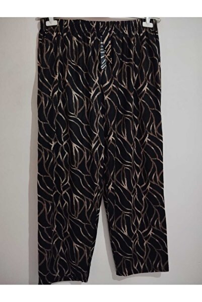 anne moda ankara Winter, Plus Size, 6-7-8 XL Suede Fabric, 2 Pockets, Draped, High Waist Pants