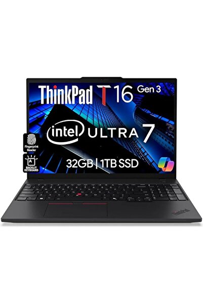 LENOVO ThinkPad T16 Gen 3 Business Laptop 16” FHD+ Display, Intel Ultra 7-155U (Beats i7-1355U), 3