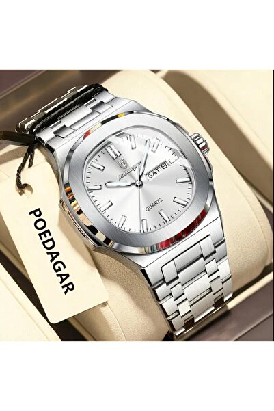 POEDAGAR Men's Wristwatch Day/Date