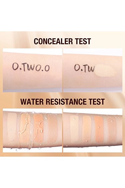 O.TWO.O Cosmetics High Coverage Flawless Finish Liquid Concealer (Color#2-Light Skin)