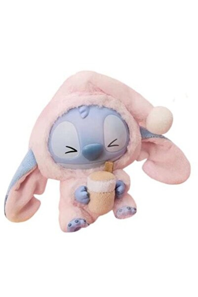 OEM Figurina LaBubu Stitch de plus, moale si pufos, roz, 20cm