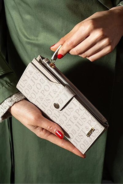 Just Polo Women's 20 Card Slots Zippered and Flap Wallet Shopper