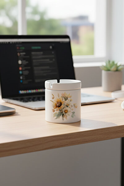 giftkonsept Ανοιχτόχρωμα ηλιόσπορα Φθινοπωρινό θέμα Νο:1 Τασάκι χωρίς άρωμα μ...