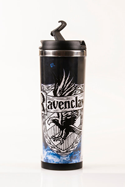 MUKKO HOME كوب هاري بوتر المزخرف من الفولاذ - 360 مل |   غطاء مانع للتسرب، وع...