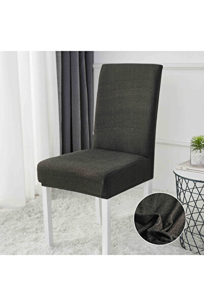 JOJO HOME Set 6 Huse Scaune, Uni Gri Inchis