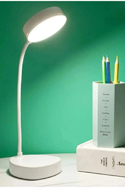 KTR TECH Berlin Dokunmatik Şarjlı Masa Lambası 3 Renk Beyaz Sarı Gün Işığı