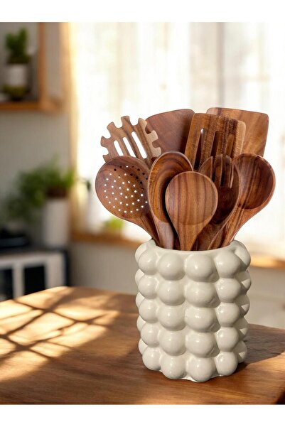 Porselian Bubble Concrete Decorative Vase |   Pampas & Bubble Design