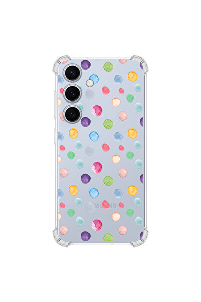 PrintiFy Samsung Galaxy S25 ile Uyumlu Water Color 6 Tasarımlı Antişok Kılıf
