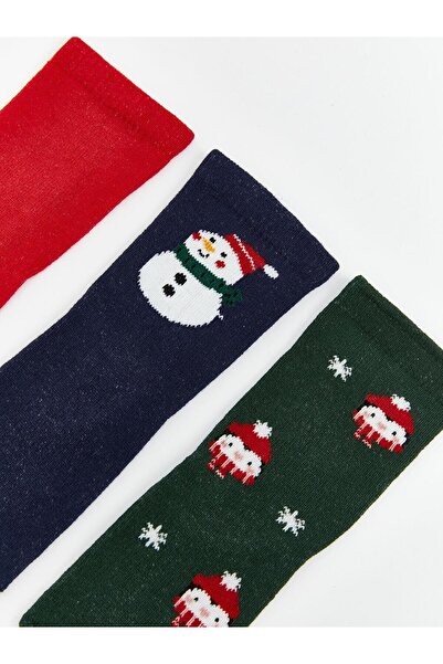 LC Waikiki Christmas Themed Baby Boy Socks 3-Piece Set (W5)