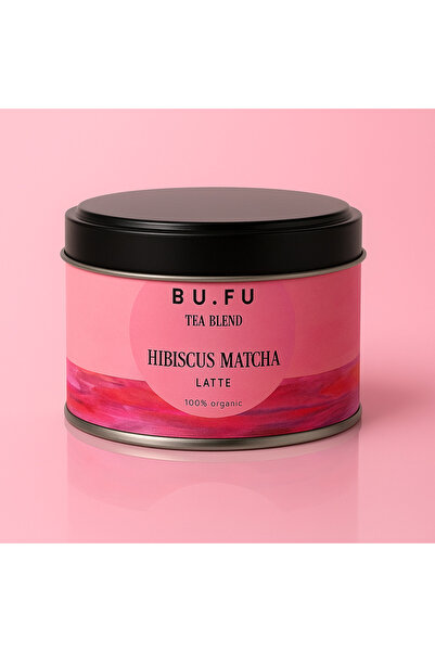 Bufu Jamaıca De Aqua Matcha Latte – Hibiskus Matcha Latte El Yapımı, Sürdürülebilir, Doğal Karışım 30 gr