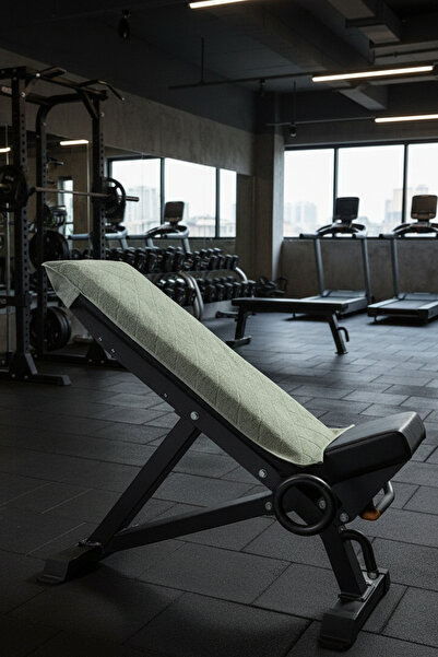 ROVAOS منشفة رياضية نشطة 50×100 سم - منشفة رياضية متوافقة مع مقاعد الجيم مع غطاء