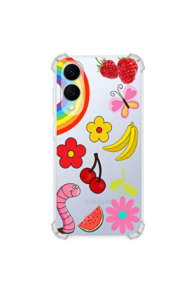 PrintiFy حافظة مضادة للصدمات بتصميم Water Color 5 متوافقة مع هاتف Samsung Gal...