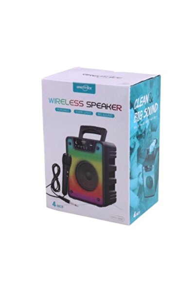 Poro Online Portable Speaker GTS 1868 with Microphone, FM, Bluetooth, SD, USB