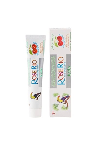 Rose Rio Rose Rio Children's Toothpaste, Cherry with Calcium, Vitamin A and E