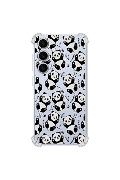 PrintiFy Panda Design Anti-Shock Case Compatible with Samsung Galaxy S25 Fe