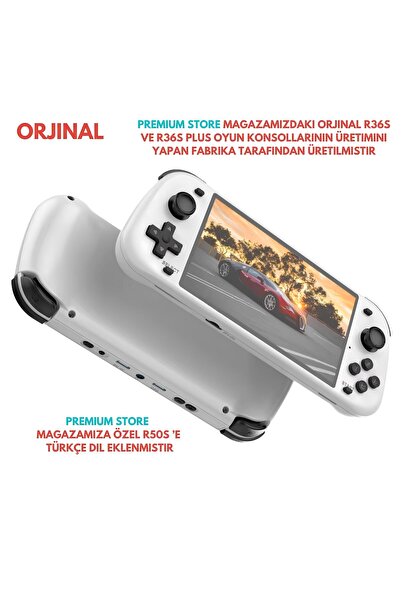 Prest R50s Oyun Konsolu El Atarisi Amber Elec İşletim Sistemi Türkçe Dil 128 Gb 21000 Oyun 5.1Inch Ekran