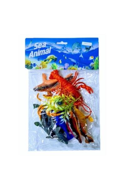 MASHASHOP Set 11 Figurine, Animale marine, multicolor, 9 cm - 17 cm